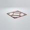 Ekena Millwork Medium Crosby Decorative Fretwork Wood Wall Panels, Walnut, 15 3/8"W x 15 3/8"H x 3/8"T WALW16X16X0375CROWA - alternate 6
